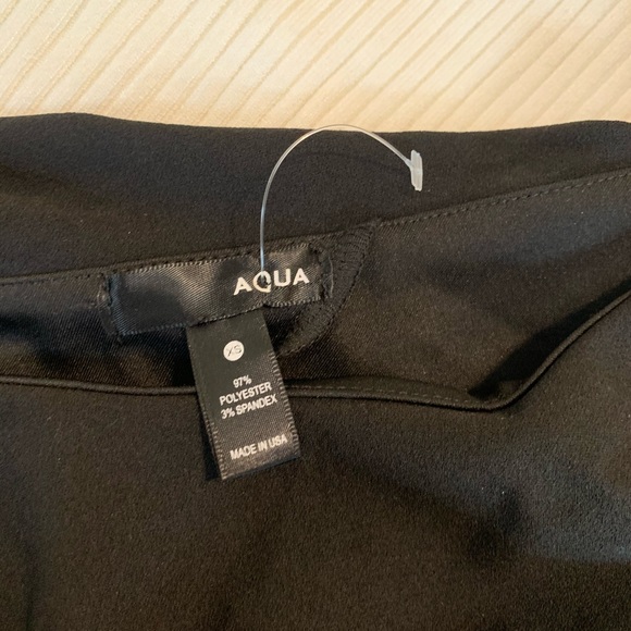 Aqua woman’s one shoulder ruffle dress black sz XS - Picture 4 of 4